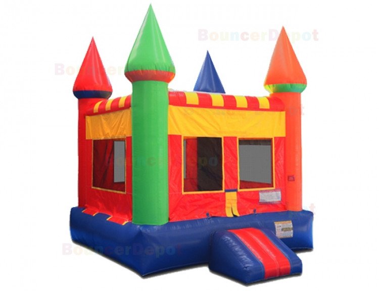 Rainbow Castle Bounce House