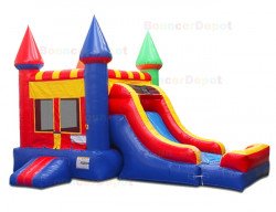 Bounce20House20Combo20Jumper201201 1664129803 Rainbow Castle Jumper & Slide Combo